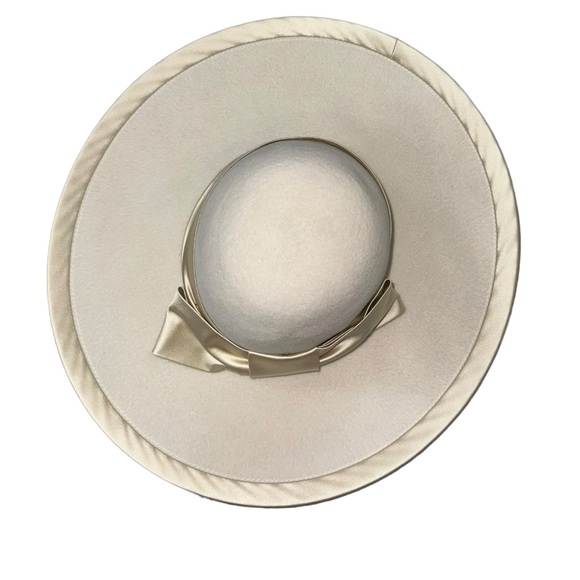 Authentic Gucci white Aurora rabbit felt Fedora sun hat size small - Picture 4 of 10